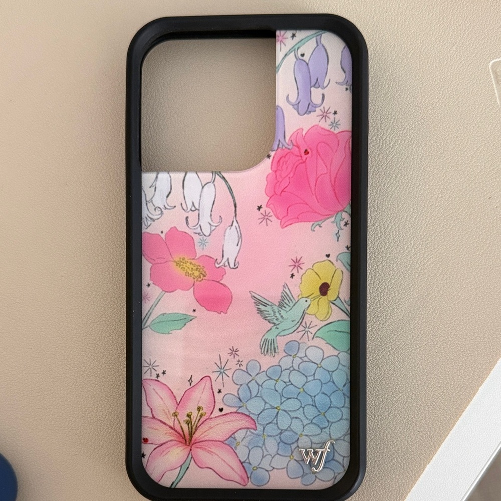 Wildflower blue belle case 15 pro